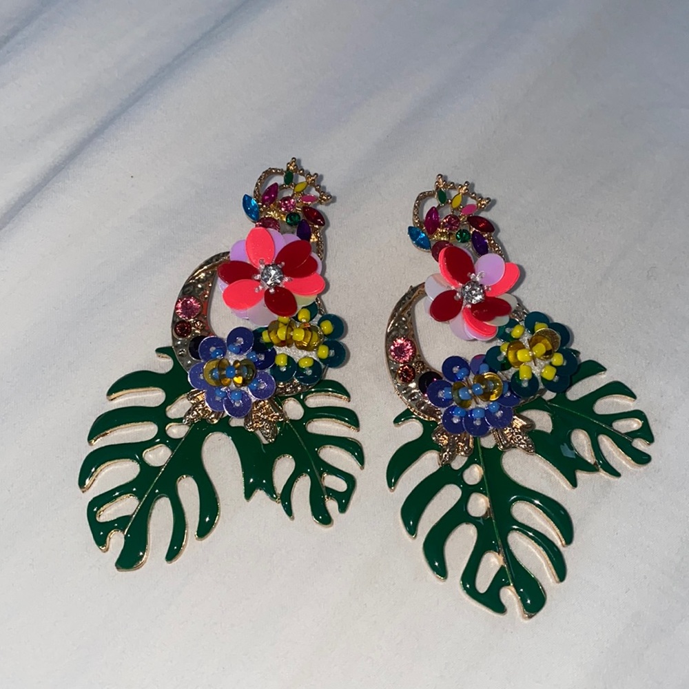 Tropical Chandelier Earrings